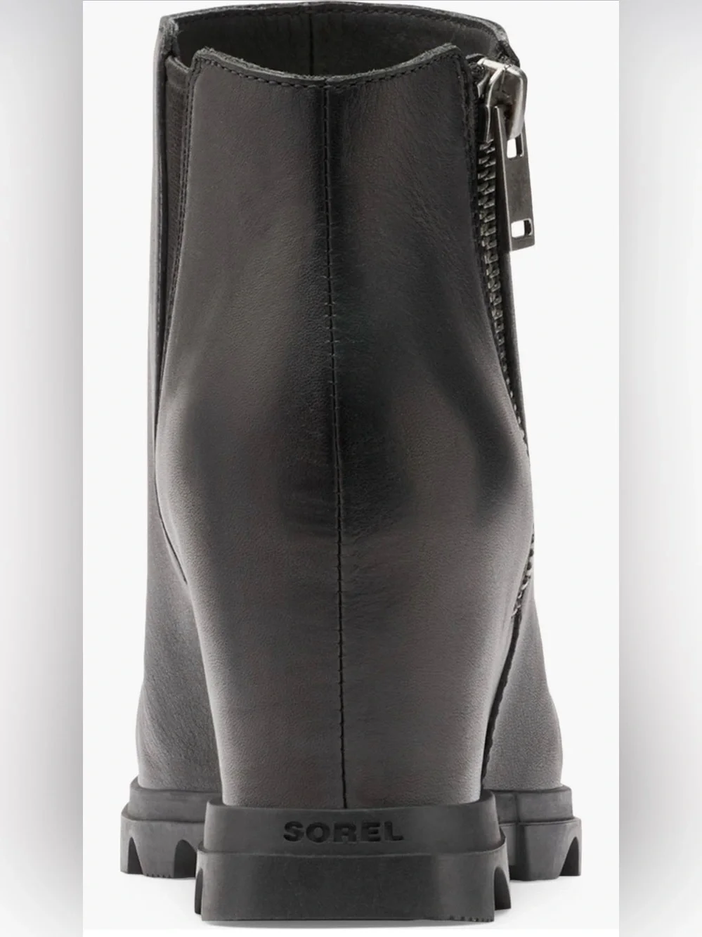 Sorel Joan of Arctic Wedge Sz8 Black Leather